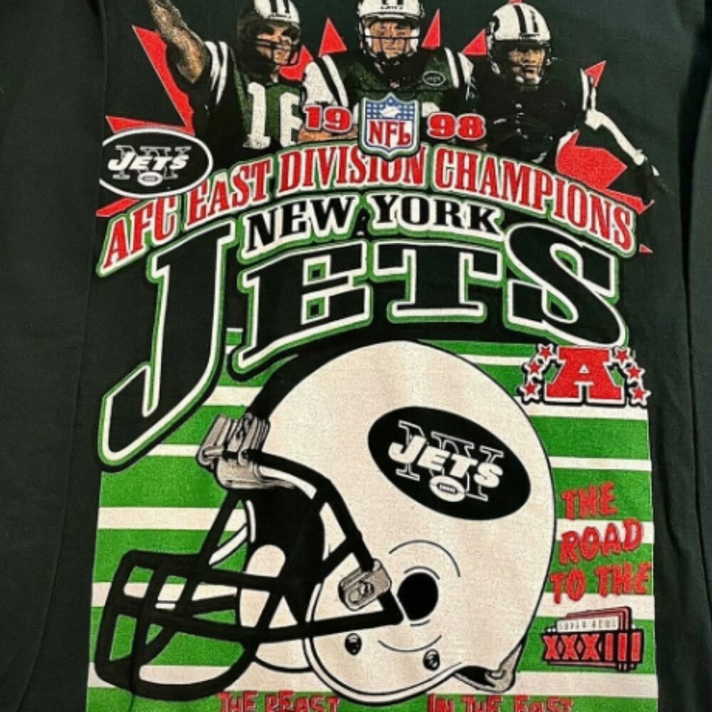 VINTAGE NY JETS CREWNECK TEE